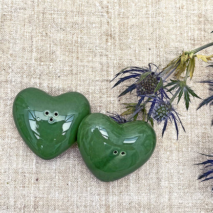 Sel et poivre Cœur vert