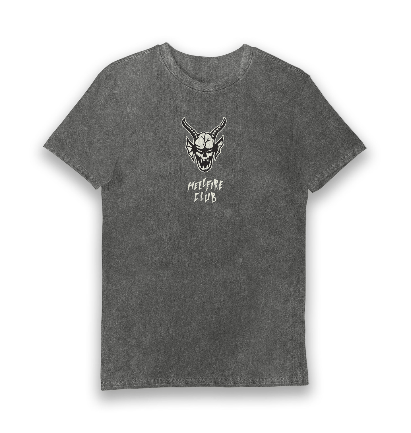 T-shirt adulte Stranger Things Hellfire Club Eco Stonewash