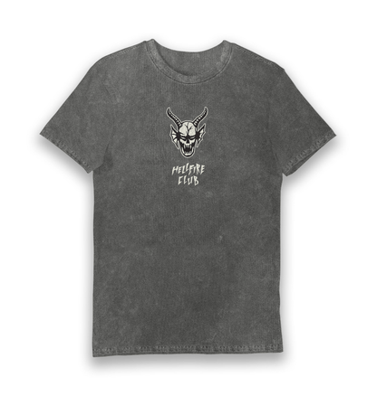 T-shirt adulte Stranger Things Hellfire Club Eco Stonewash