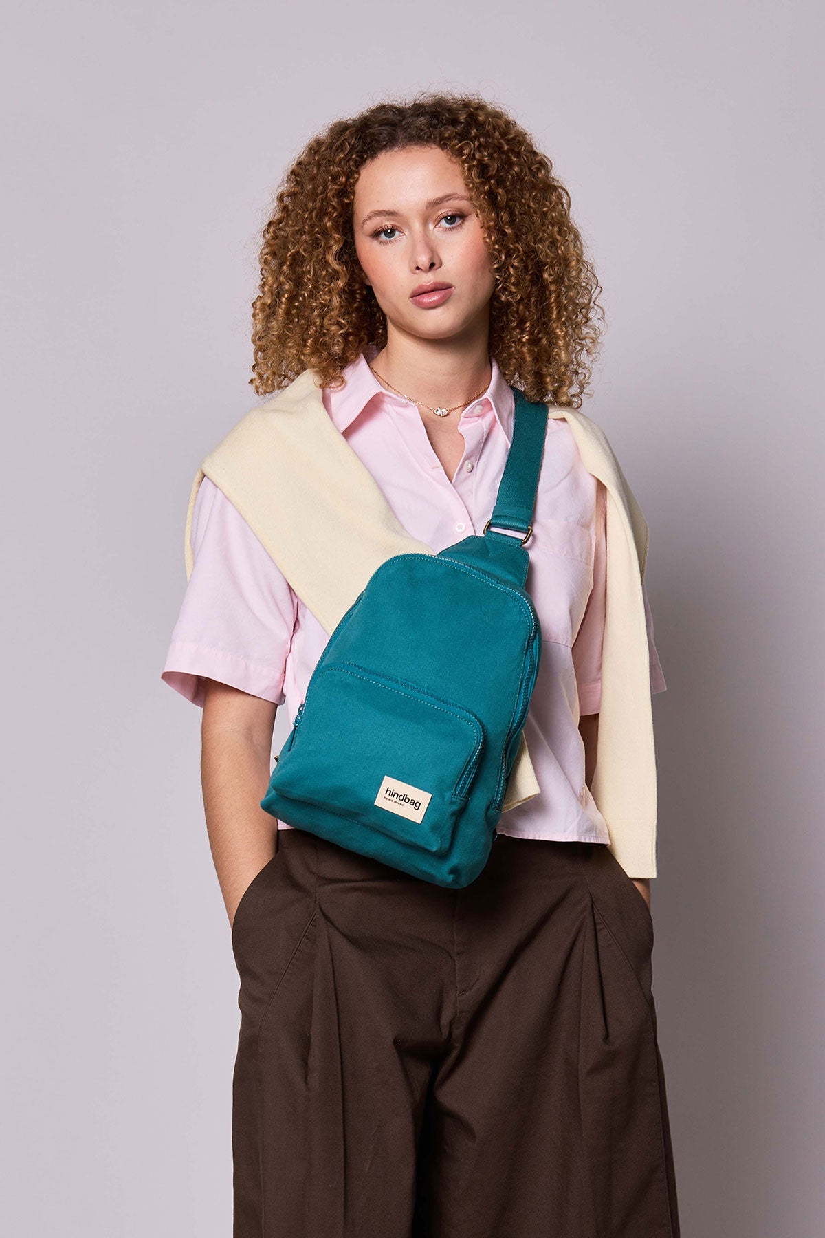 Sling bag Felix Bleu paon