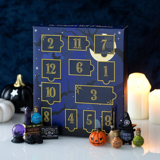 Calendario de Adviento de Halloween "Estante de las Sombras" 12 días