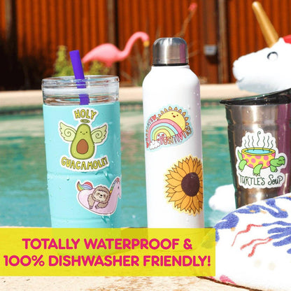 Autocollant Penguin à la Plage