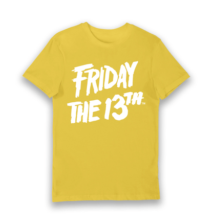 T-shirt adulte Friday the 13th texte géant