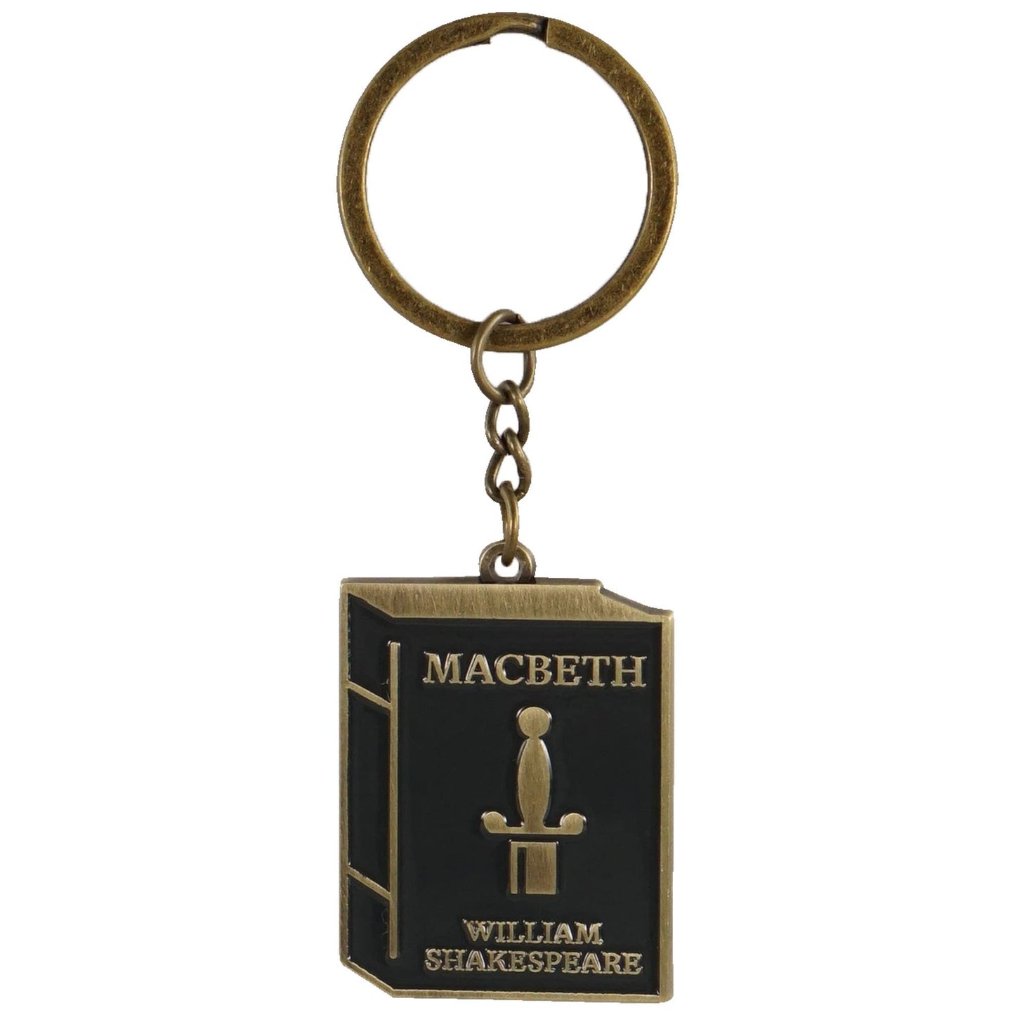 Metalen sleutelhanger - Shakespeare (Macbeth)