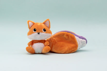 Peluche réversible Russet le renard/figue – Flipetz – vue 13