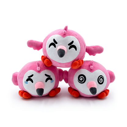 Sad Flamingo Stickie (6in)