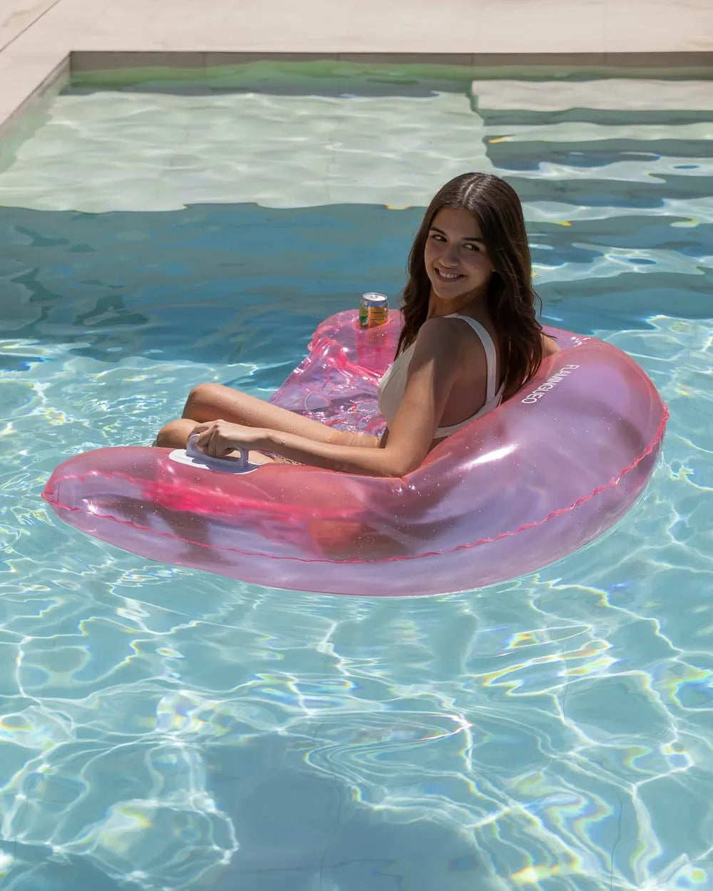 Flotador estilo silla rosa - CRETA