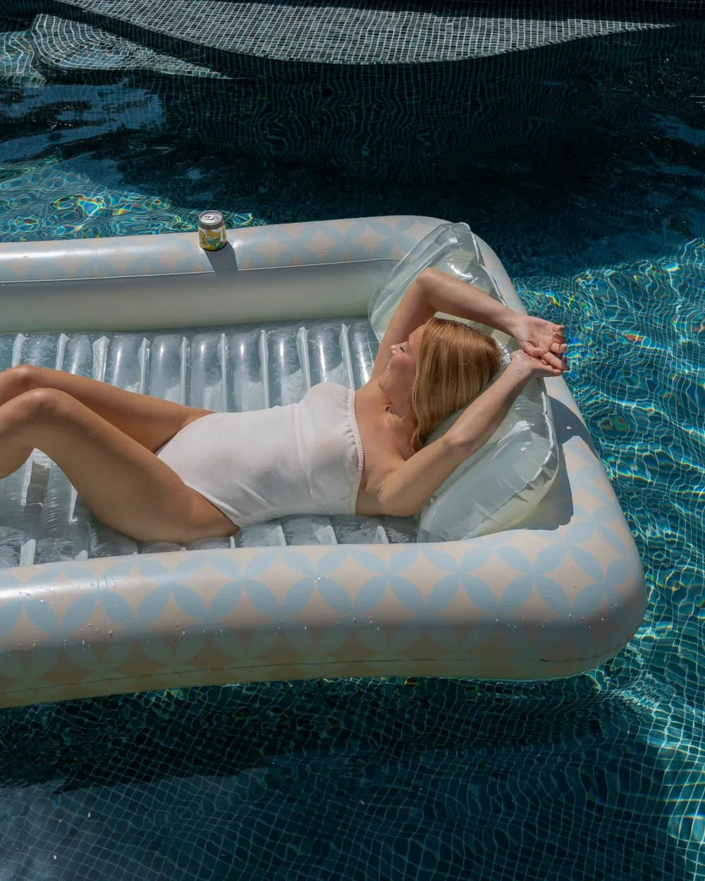 Flotador tanning pool aguamarina - ELSA