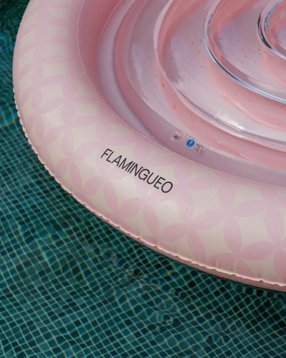 Flotador tanning pool redonda rosa - LUNA