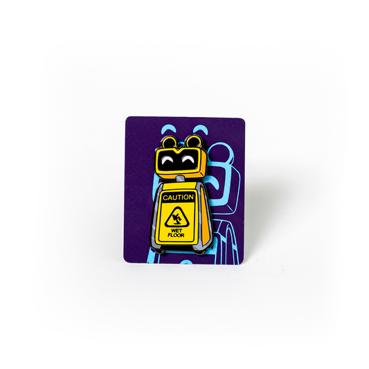 Wet Floor Sign Pin