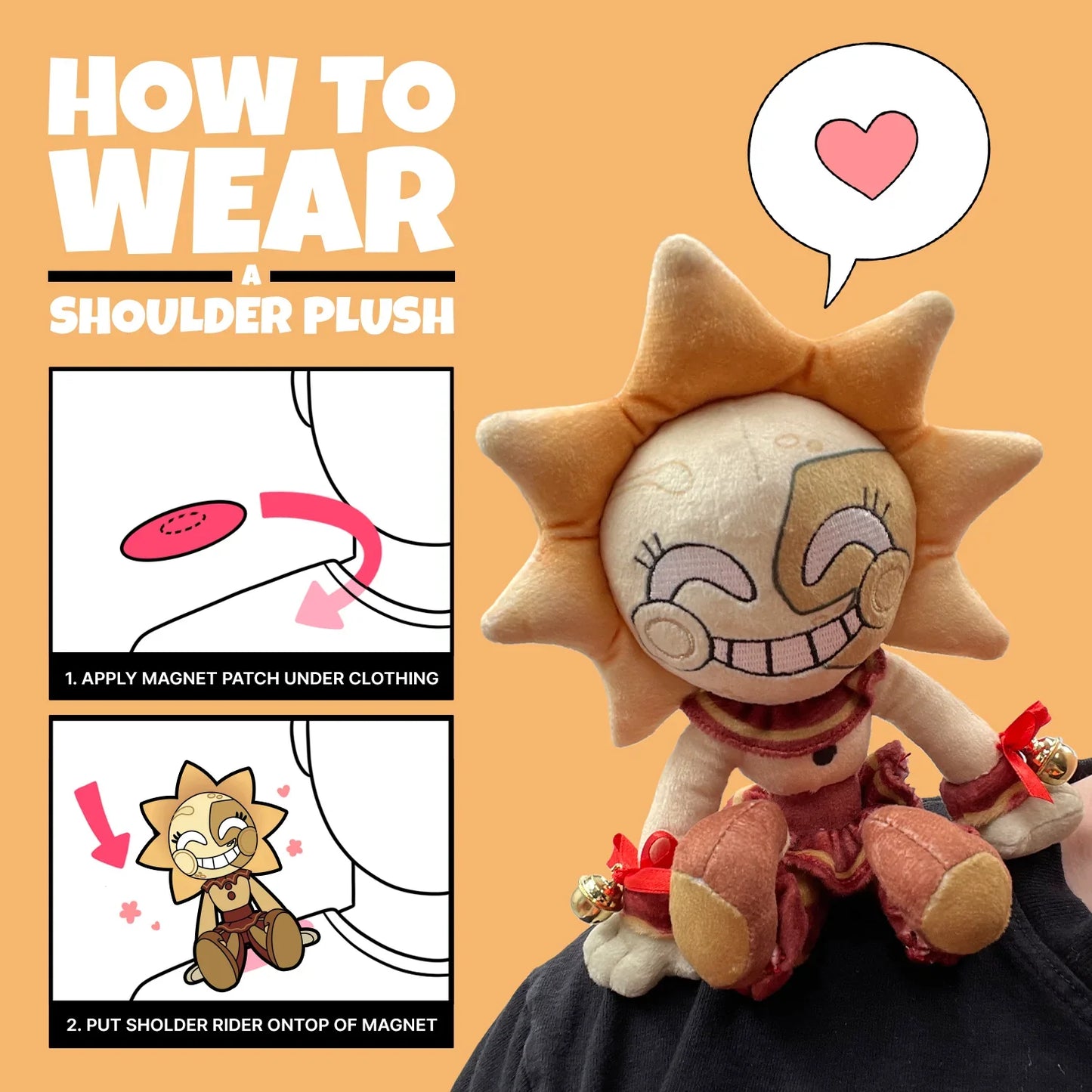 Peluche Sun Shoulder Rider 