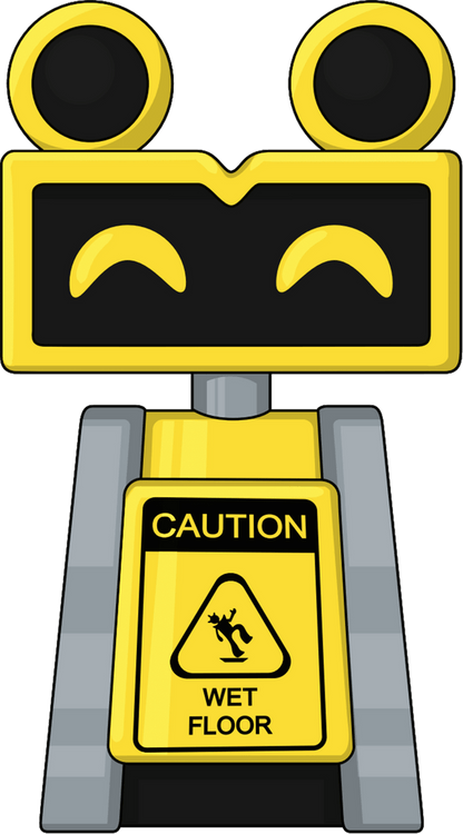 濡れた床用ロボット