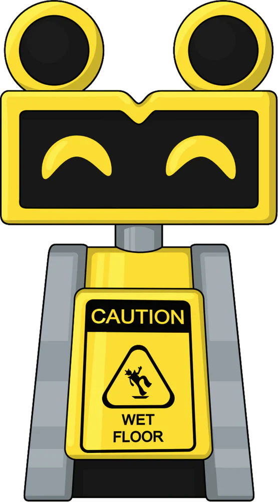 濡れた床用ロボット