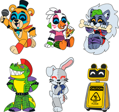 FNAF セキュリティブリーチ ピンズセット