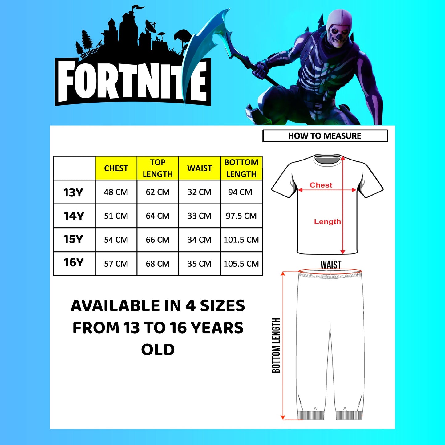 Pyjama Fortnite – with Skull Tropper