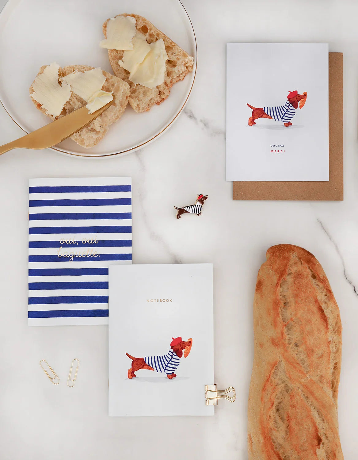 Duo Yes Baguette - A6 Pocket Notebook DUO