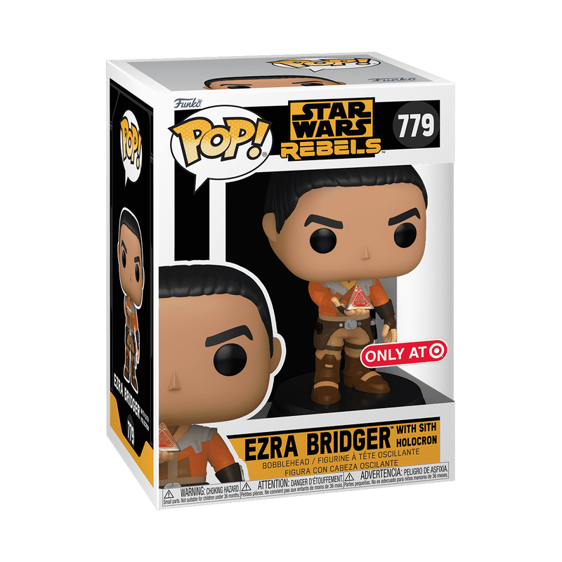 Pop! Ezra Bridger with Sith Holocron #779 - vue officielle Funko 2