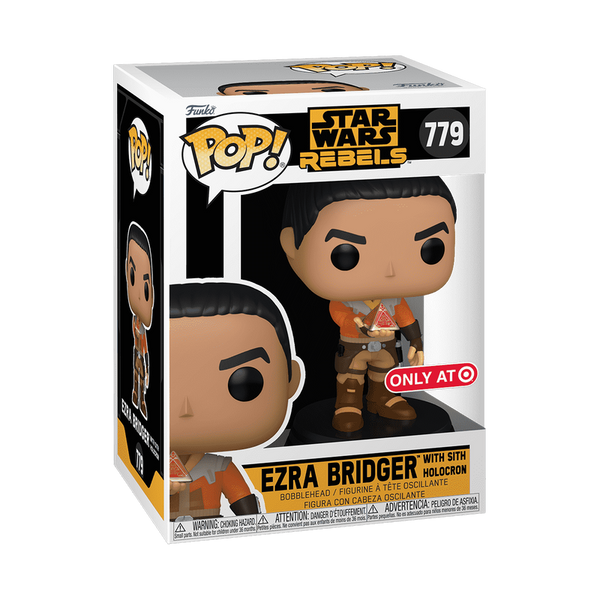 Pop! Ezra Bridger with Sith Holocron #779 - vue officielle Funko 2