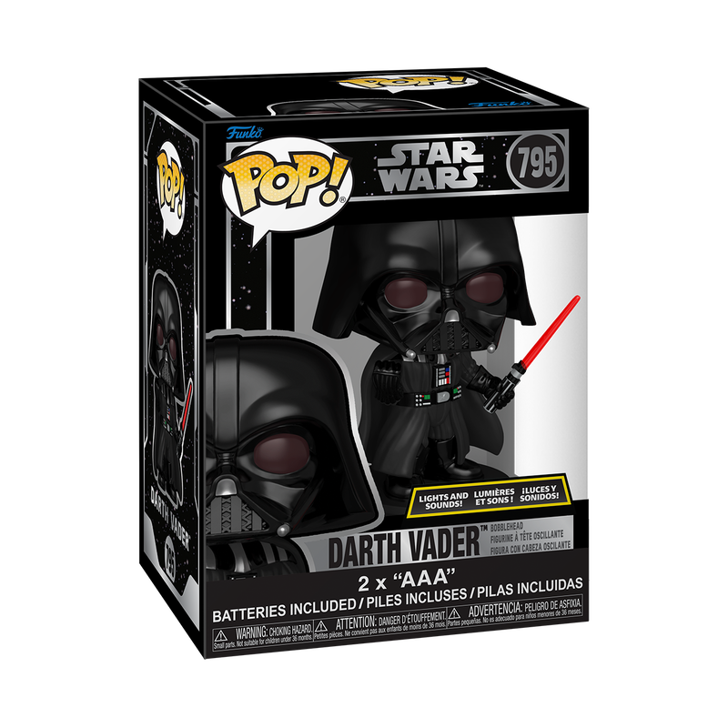 Pop! Lights and Sounds Darth Vader with Lightsaber #795