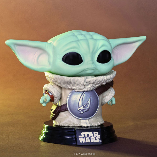 Pop! Grogu with Mudhorn Chest Armor #819 - lifestyle