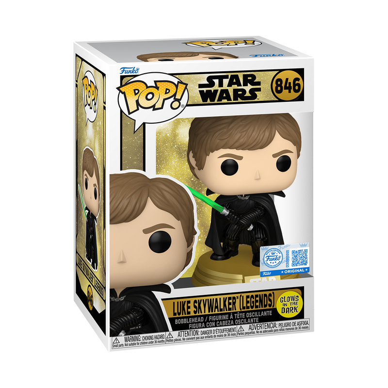 Pop! Luke Skywalker (Legends) (Glow) #846 - vue 2