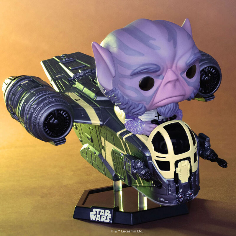Pop! Rides Deluxe Zeb Orrelios in the Razor Crest #838 - lifestyle