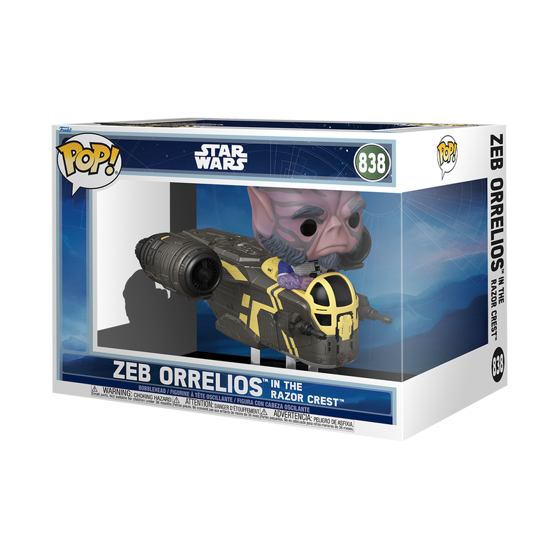 Pop! Rides Deluxe Zeb Orrelios in the Razor Crest #838 - vue 2