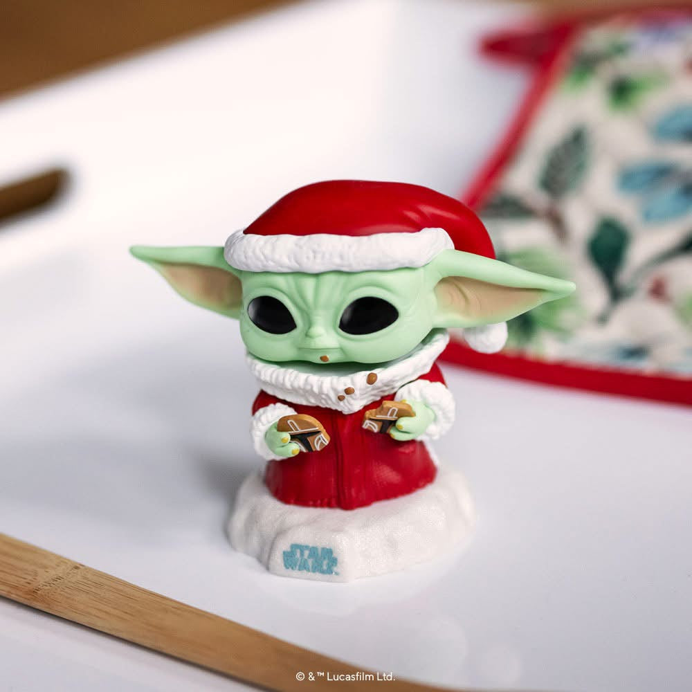 Grogu com bolachas de Natal (Feriado) 
