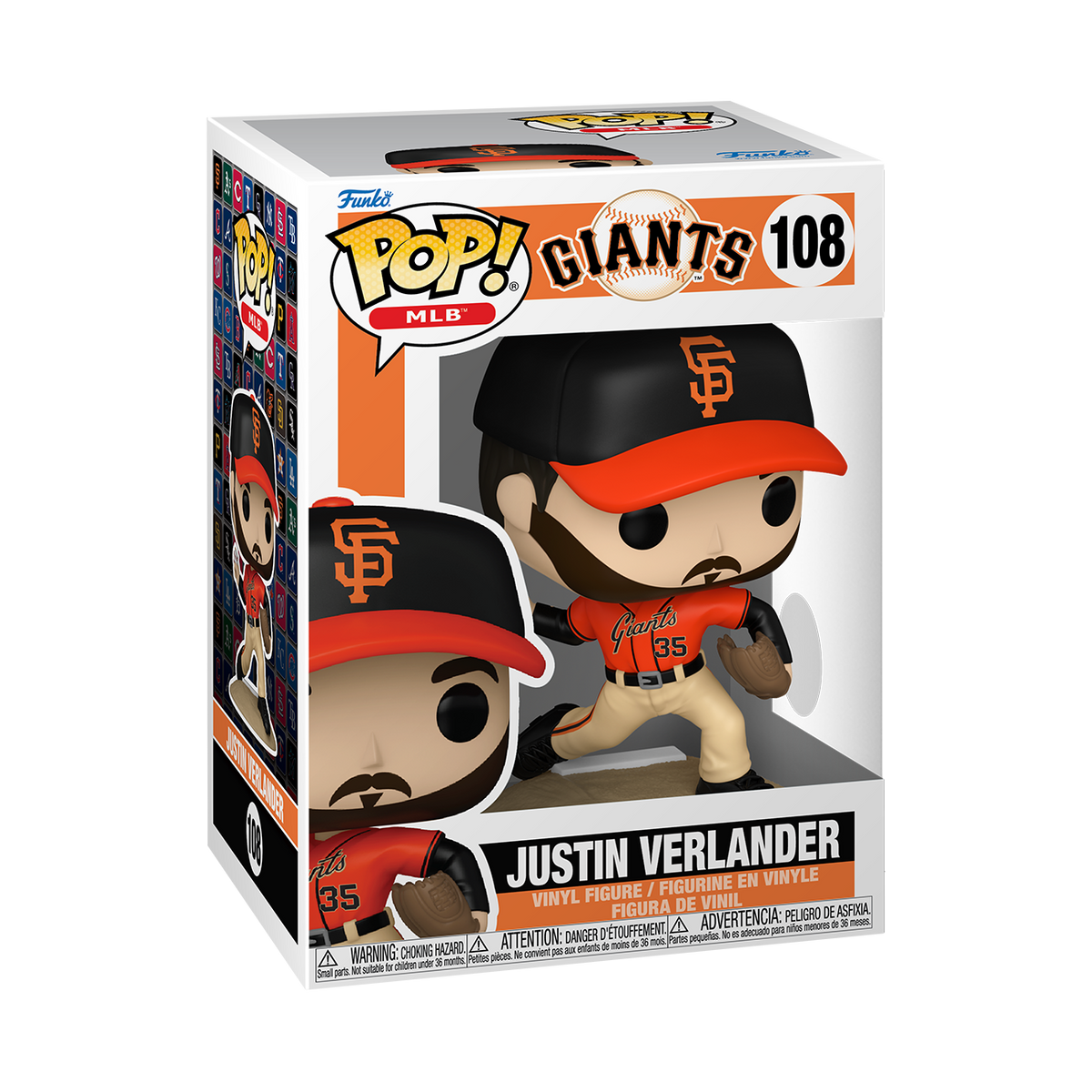 Pop! Justin Verlander - packaging officiel