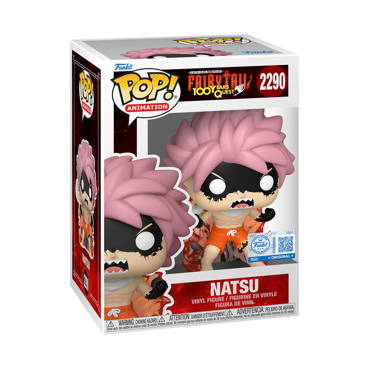 Pop! Natsu (Fired-Up) - packaging officiel