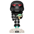 Pop! Dark Trooper with Grogu (Glow)