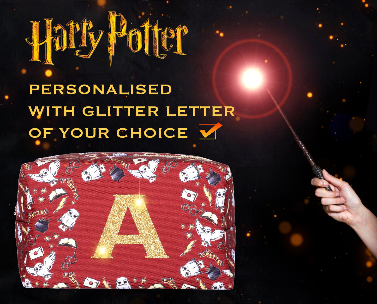 Harry Potter trousse de maquillage – pailleté Letter