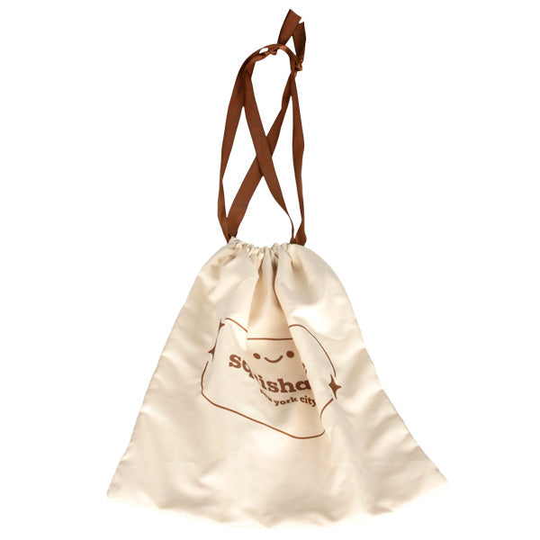Housse de Rangement Squishable à Cordon – Beige, Petit Format