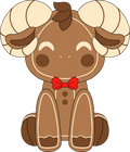Peluche Gingerbread Rammie – 22,9 cm