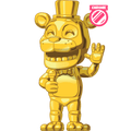 Figurine Gold Chrome Freddy