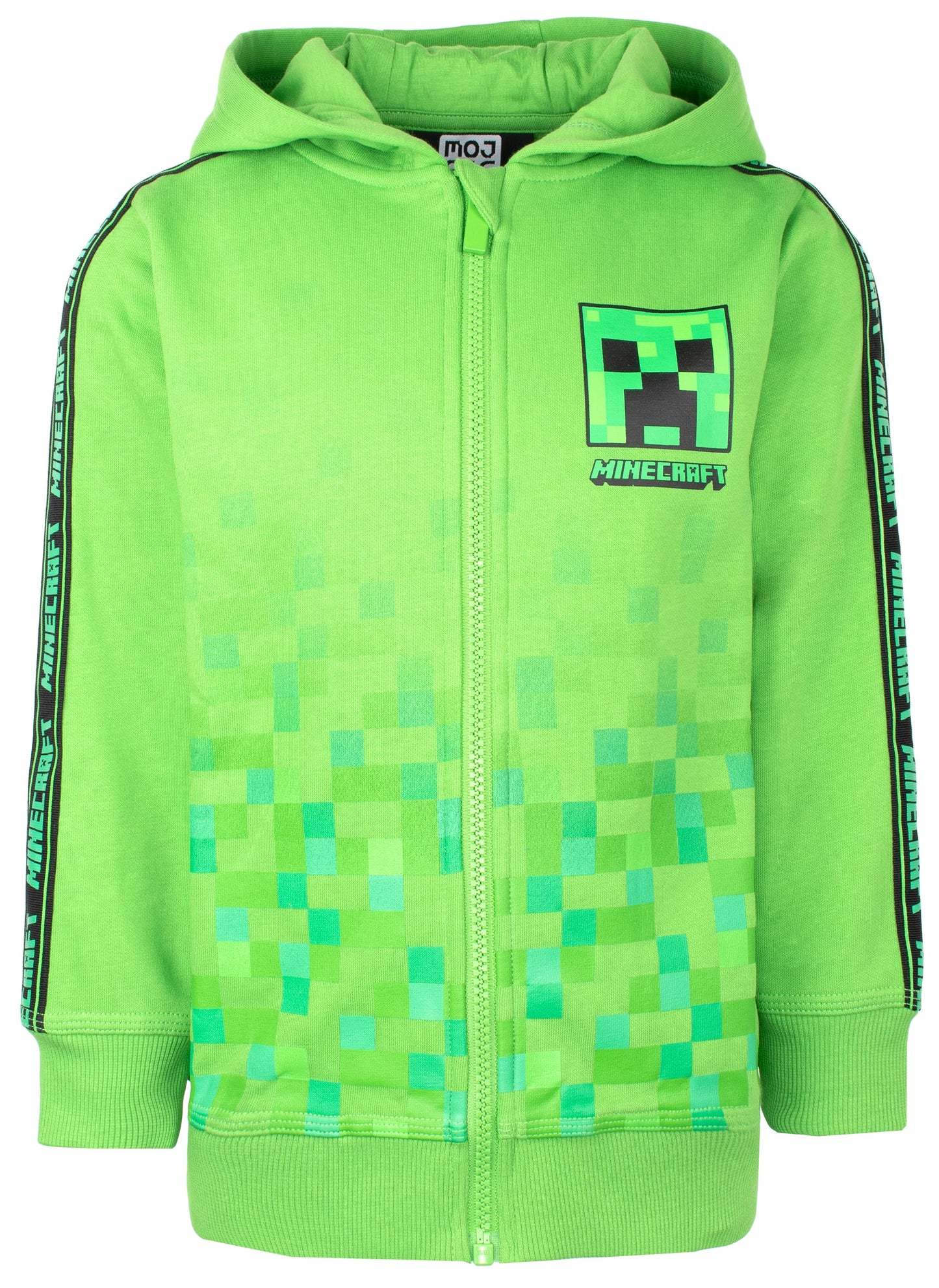 Minecraft Zipped Sweat à capuche – vert