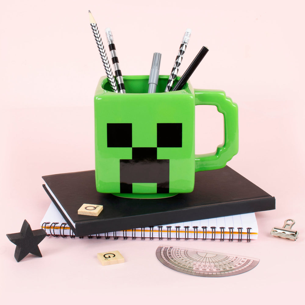 Mug Minecraft Creeper vert en céramique – 600 ml