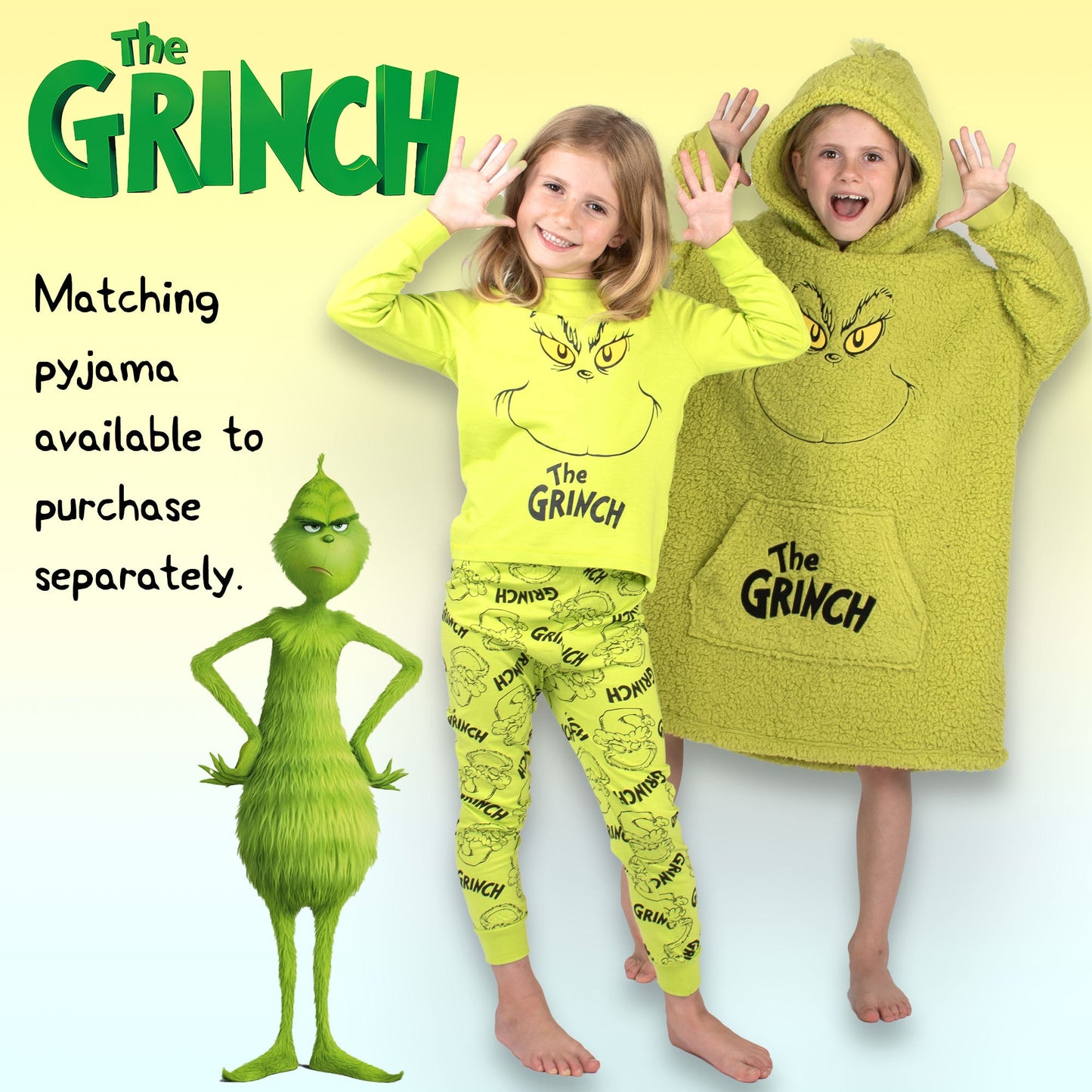 The Grinch Oversized Couverture Sweat à capuche