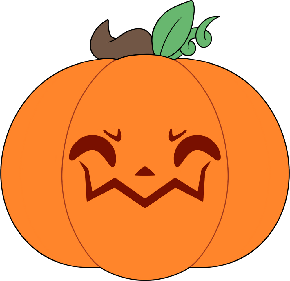 Halloween Pumpkin Stickie (6in)