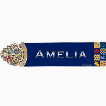 Harry Potter Crest Bookmark Navy bleu
