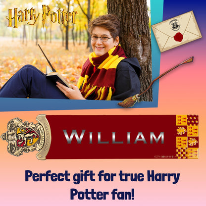 Harry Potter Crest Bookmark Burgundy