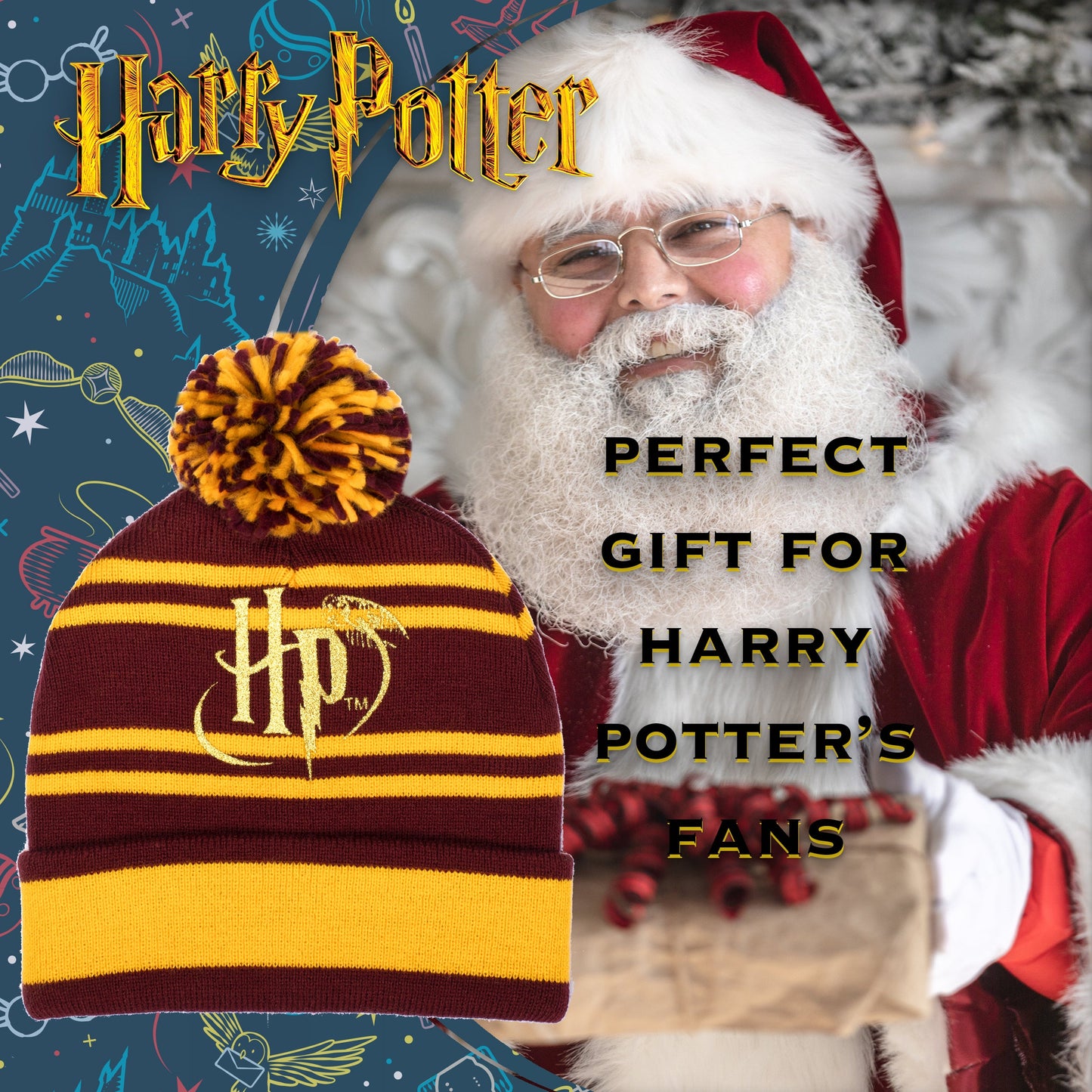 Harry Potter Winter Hat – Burgundy