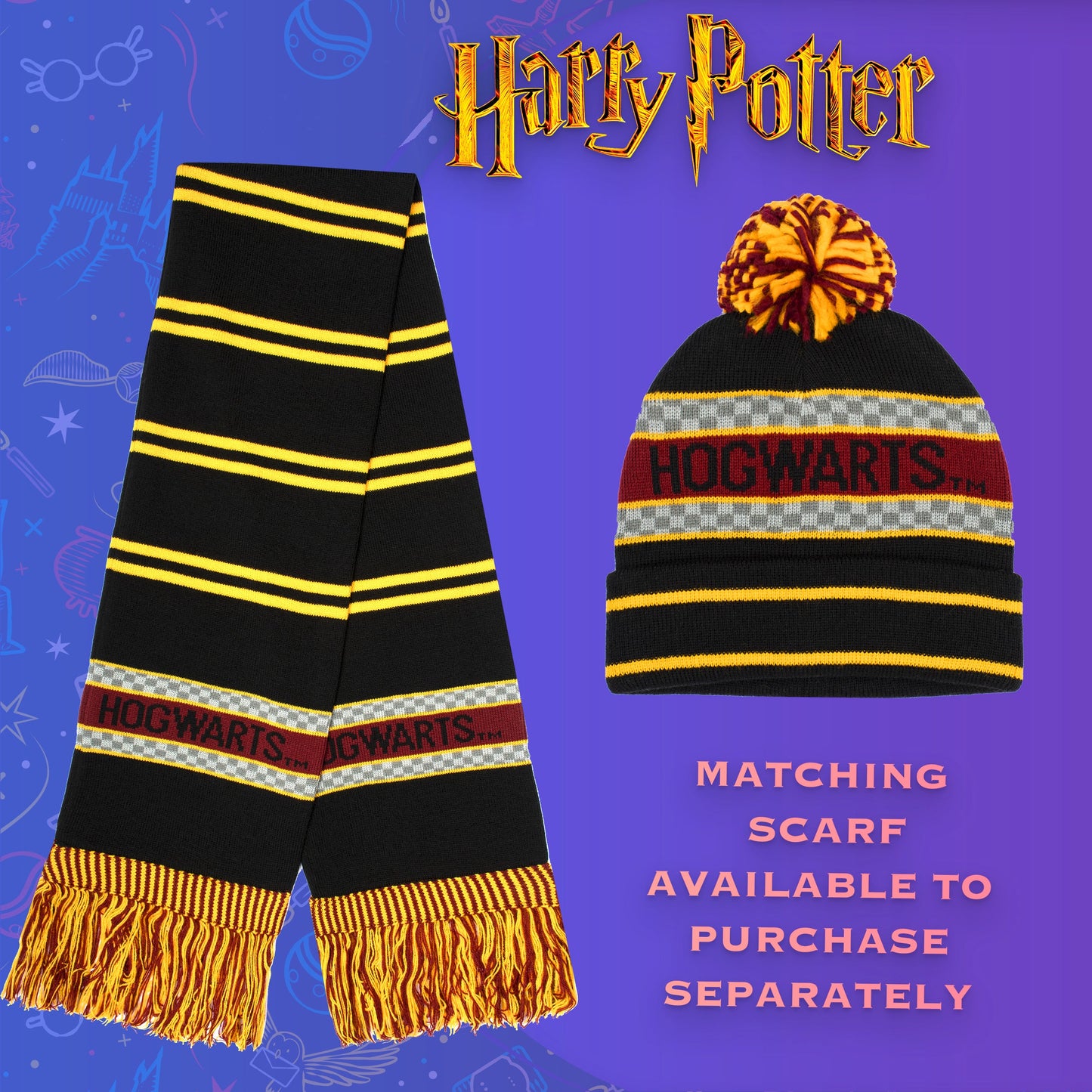 Harry Potter Winter Hat – noir