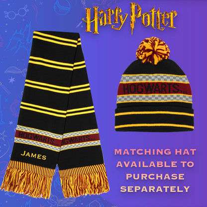 Harry Potter Personalized Scarf - Black