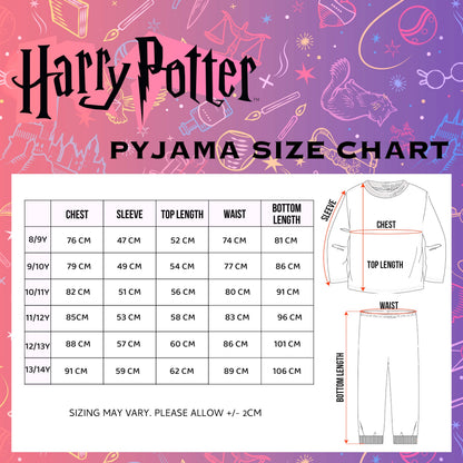 Pyjama – Harry Potter with Buttons – Burgundy