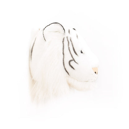 Décoration Murale Peluche Albert le Tigre Blanc - Wild & Soft