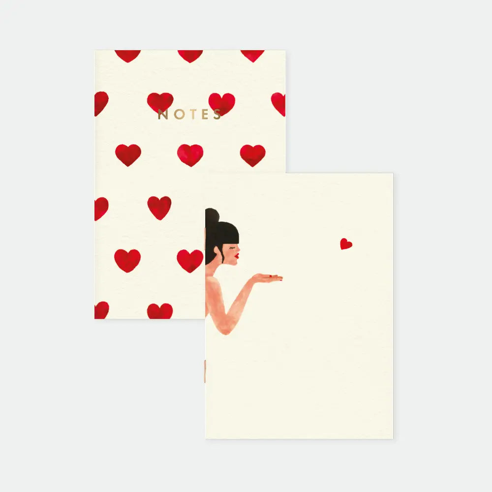 Bisou - Duo de carnets de Poche A6