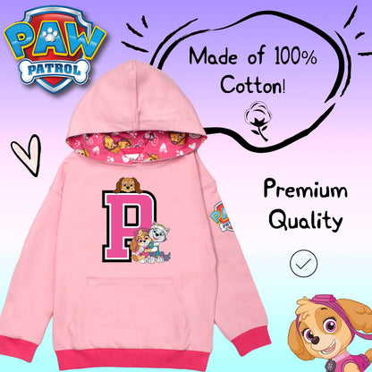 Pat’ Patrouille Sweat à capuche fille- rose