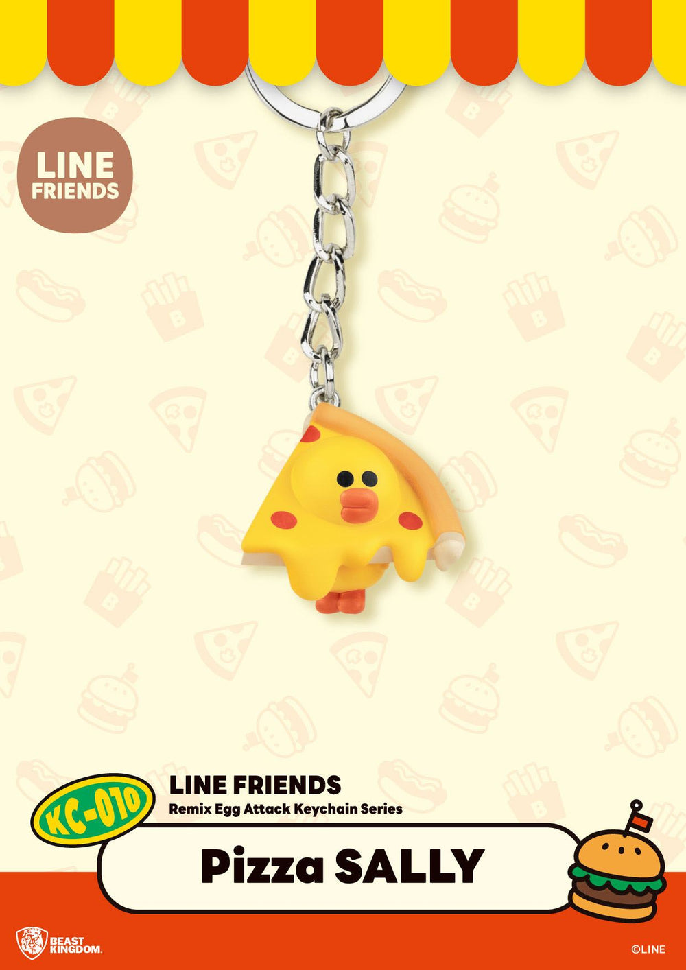 Portachiavi Mini Egg Attack - Line Friends 