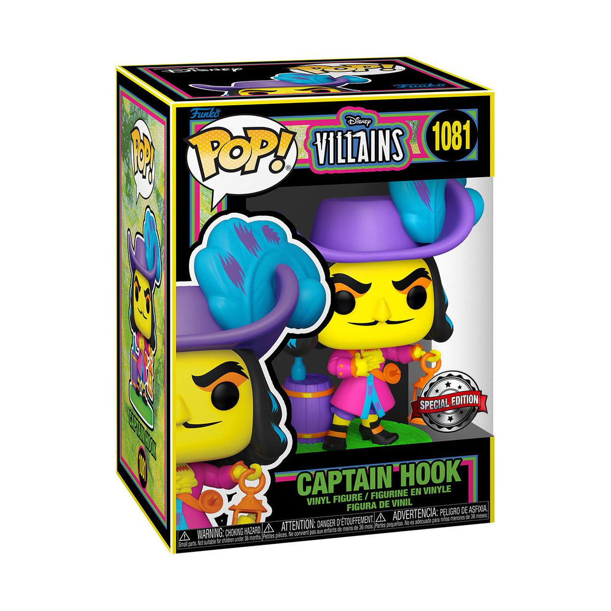Pop! Capitaine Crochet (Black Light) (SE)